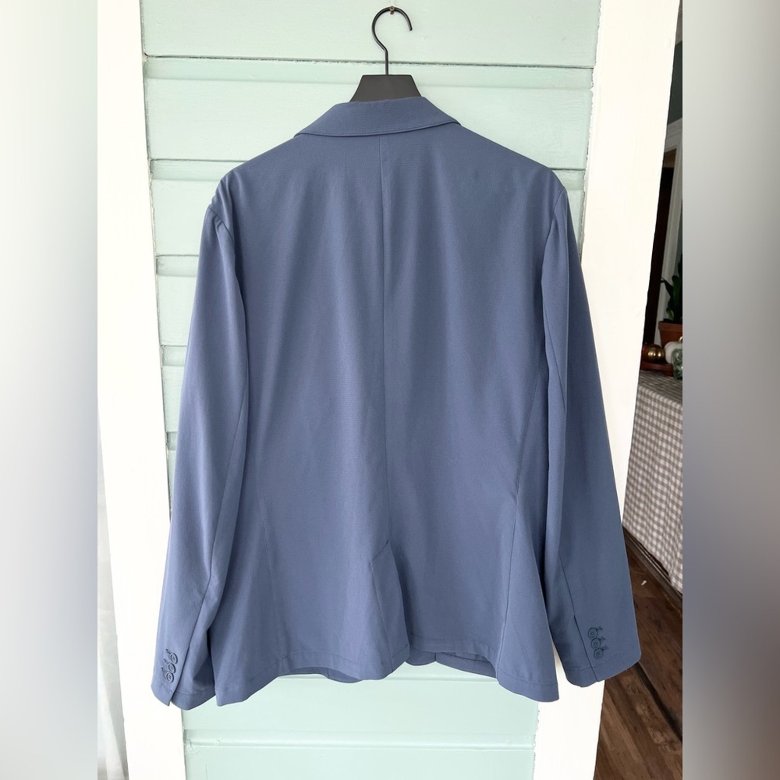 Bluffworks Men Telex Tech Blazer Blue Lightweight Travel Professional Sporty 48r — image 5 of 8
